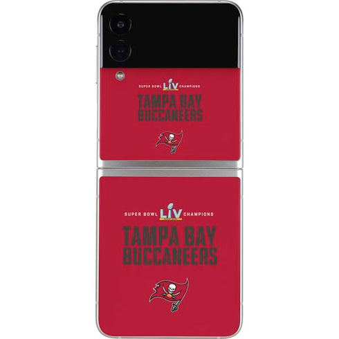 NFL Super Bowl LV Champions Tampa Bay Buccaneers Galaxy Z Flip4 5G Skin